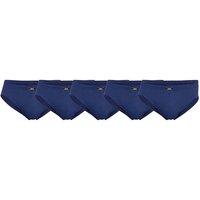 JBS Herren Slip, 5er Pack - Mini-Slip, Single Jersey, Cotton, einfarbig, Größe XL in Blau