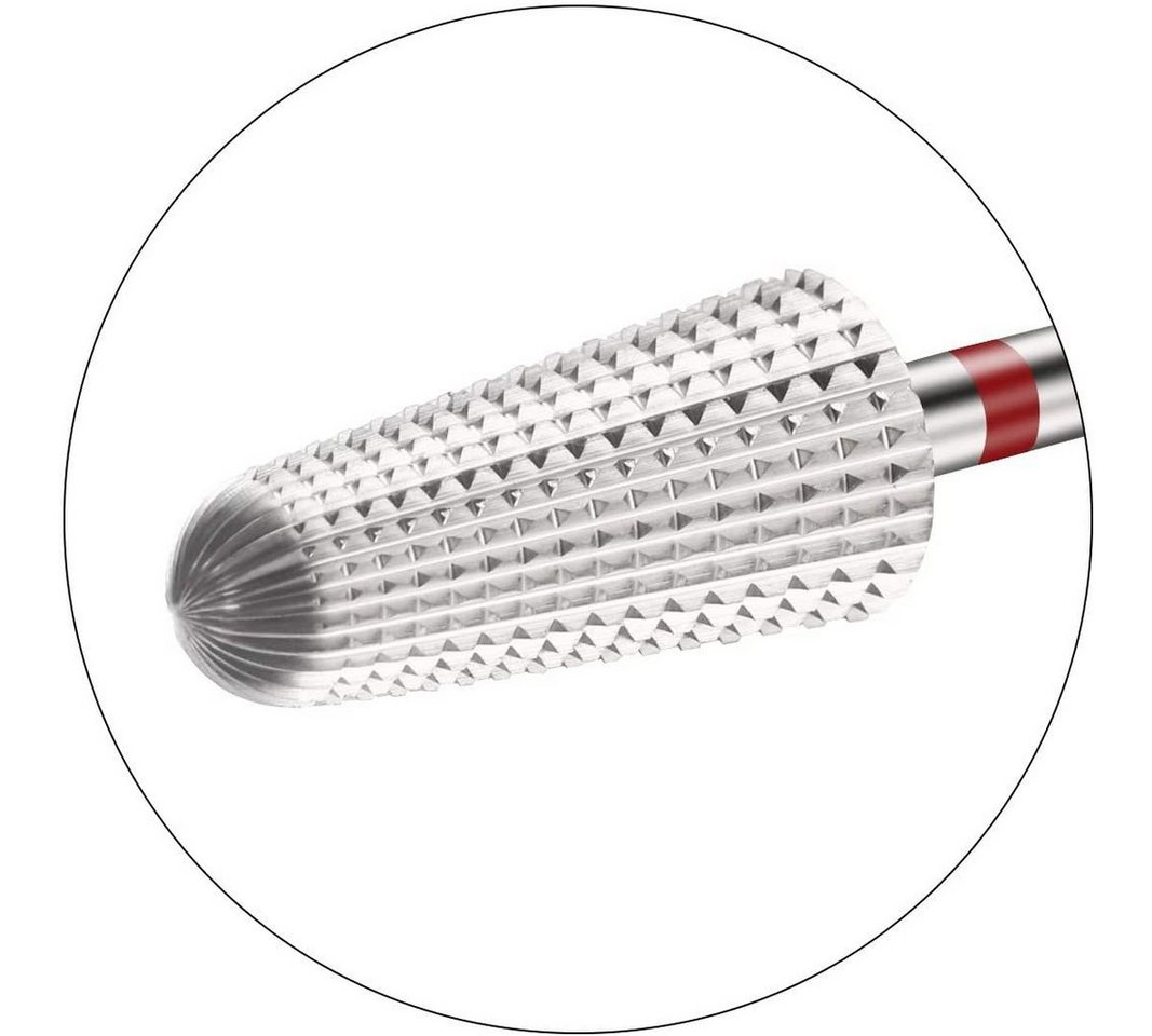 JCMaster Maniküre-Pediküre-Set, Nagelfräser Hartmetall Aufsatz Bit 2,35mm – Bild 3 von 5