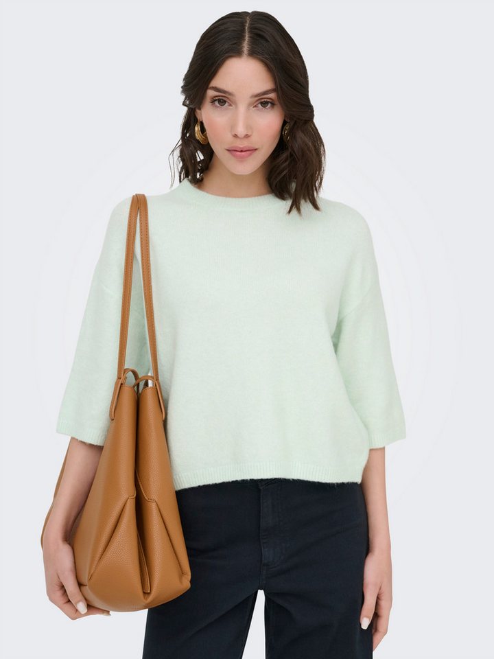 JDY Strickpullover JDYCHLOE LIFE 3/4 ON PULLOVER KNT NOOS Materialmix, knit fit – Bild 2 von 5