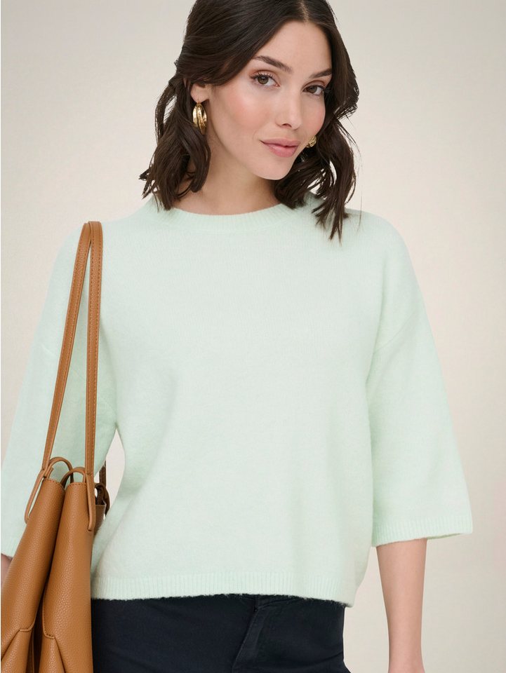 JDY Strickpullover JDYCHLOE LIFE 3/4 ON PULLOVER KNT NOOS Materialmix, knit fit – Bild 3 von 5