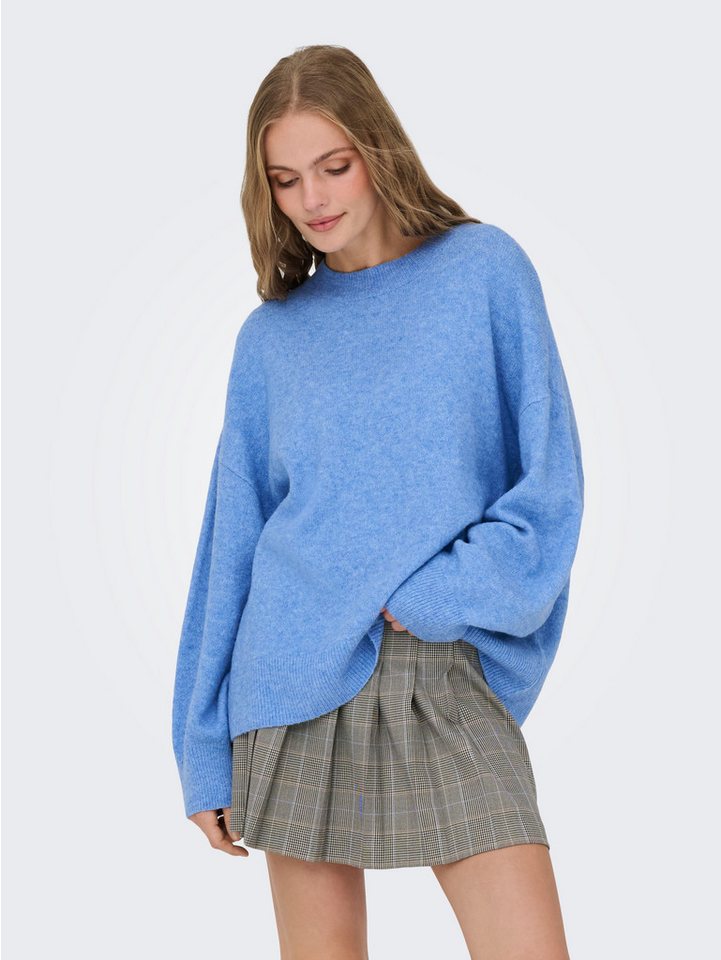JDY Strickpullover JDYSONJA L/S O-NECK PULLOVER KNT NOOS Materialmix – Bild 2 von 5