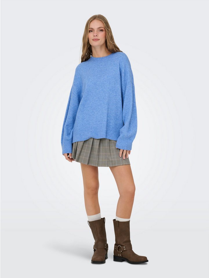 JDY Strickpullover JDYSONJA L/S O-NECK PULLOVER KNT NOOS Materialmix – Bild 4 von 5
