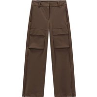 JEANNE BARET Damen Keilhose, Größe 38 in Grau