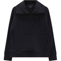 JEANNE BARET Damen Sweatshirt, Größe 38 in Schwarz