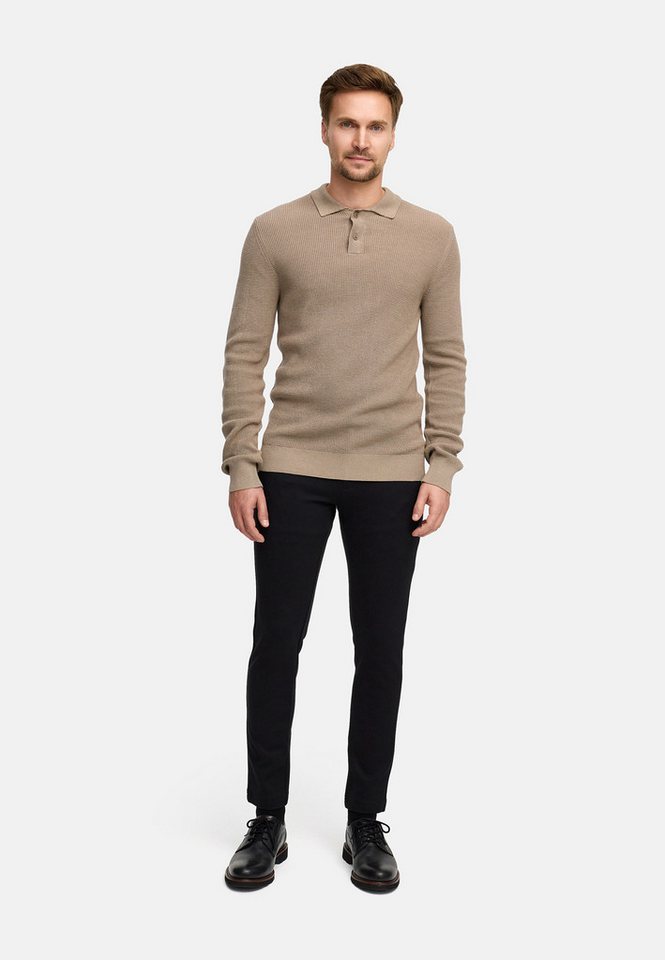 JEFF Strickpullover Herren JFTristan polo Pullover Herrenpullover mit Polokragen und Knopfleiste – Bild 5 von 5