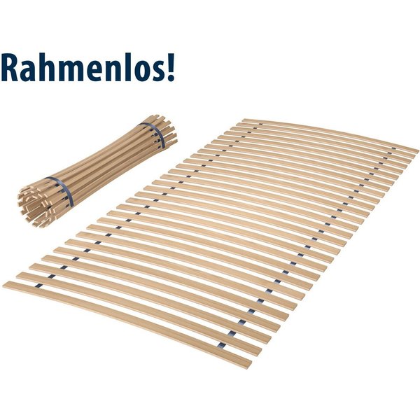 Rollrost Basic Comfort, Jekatex, Kopfteil nicht verstellbar, Fußteil nicht verstellbar, belastbarer Lattenrost, in 90x200 cm und weiteren Größen erhältlich