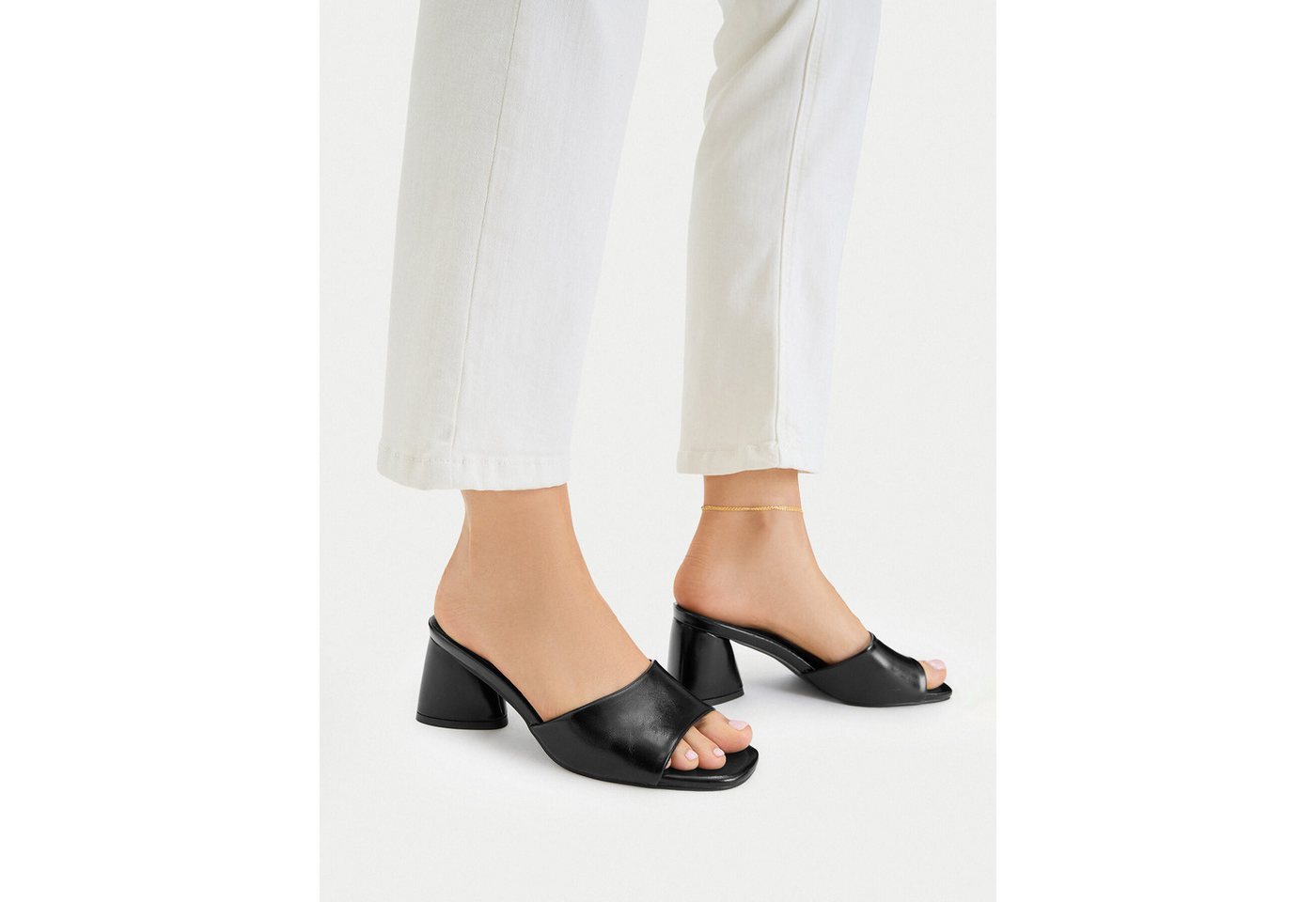 Jenny Jenny Damen-Flip-Flops, Schwarz Badepantolette – Bild 2 von 4