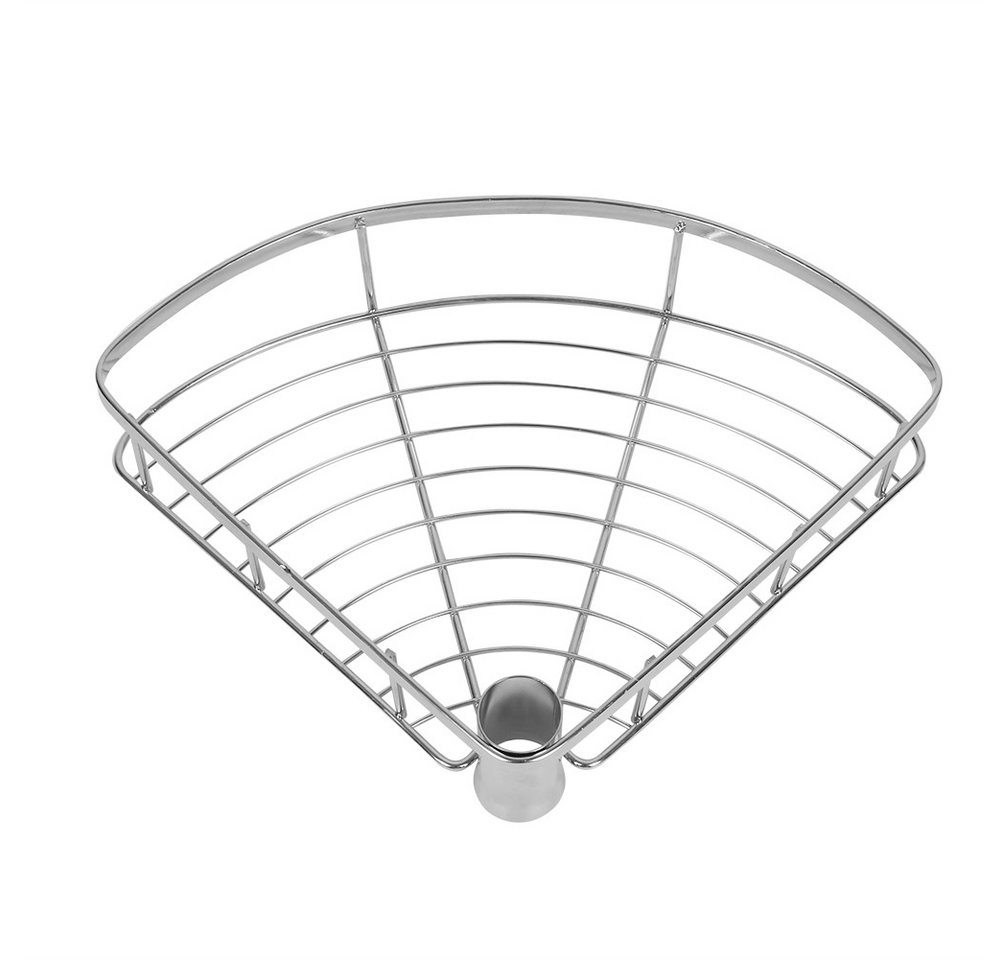 JEOBEST Duschablage Duschregal Edelstahl, Duschregal Teleskop Duschregal, Eckregal Bad, Höhenverstellbar 110-280cm – Bild 5 von 5