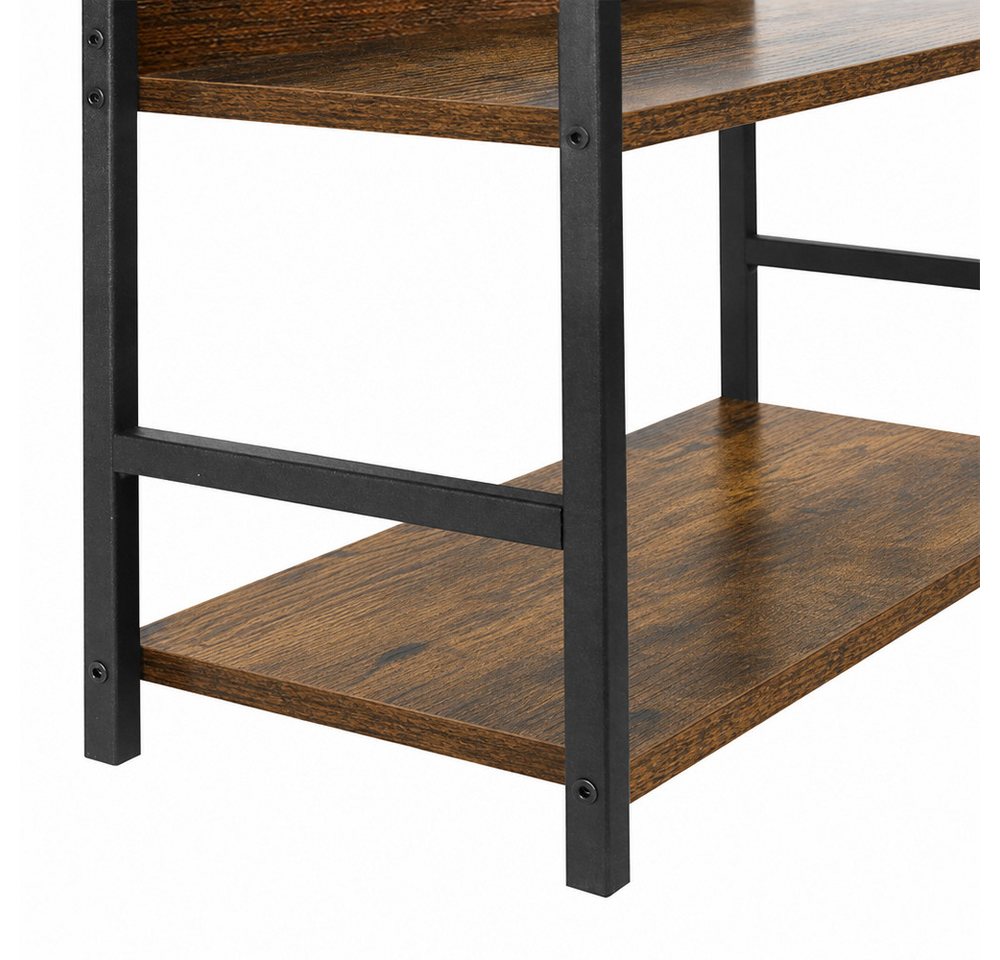 JEOBEST Küchenregal Küchenregal mit 2 Ebenen, Aufbewahrungsregal, (1-tlg) für Arbeitsplatte, Küche, Esszimmer, Metallgestell – Bild 5 von 5