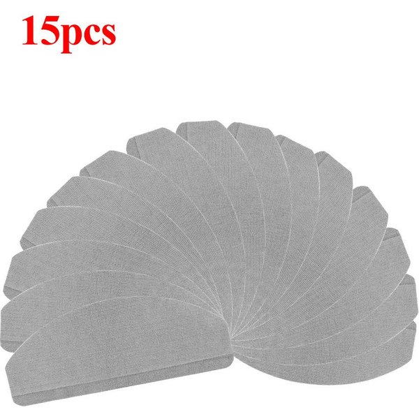 JEOBEST Stufenmatte Selbstklebend Treppenschutz, 15 Stück Halbrund, 65 x 21cm Rutschfeste