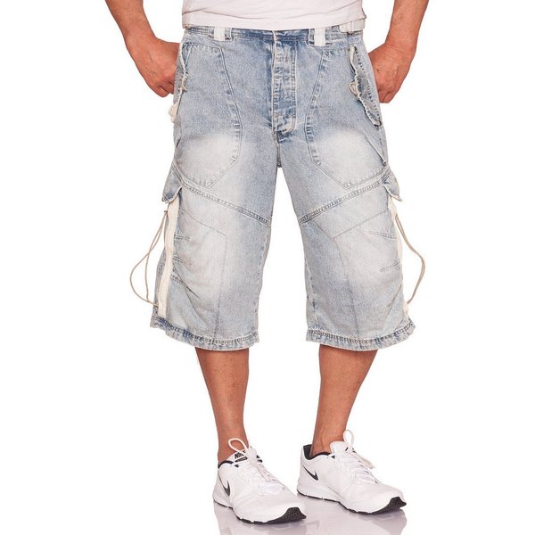 Jet Lag Shorts Evan Baggy Style Bleached oder Light Navy