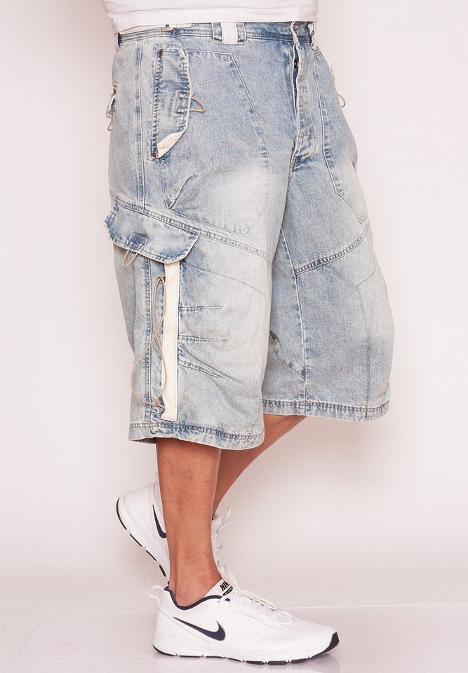 Jet Lag Shorts Evan Baggy Style Bleached oder Light Navy – Bild 2 von 5
