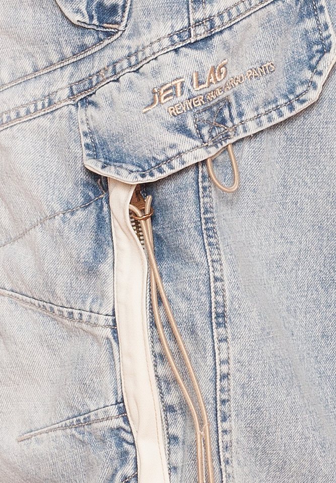 Jet Lag Shorts Evan Baggy Style Bleached oder Light Navy – Bild 5 von 5