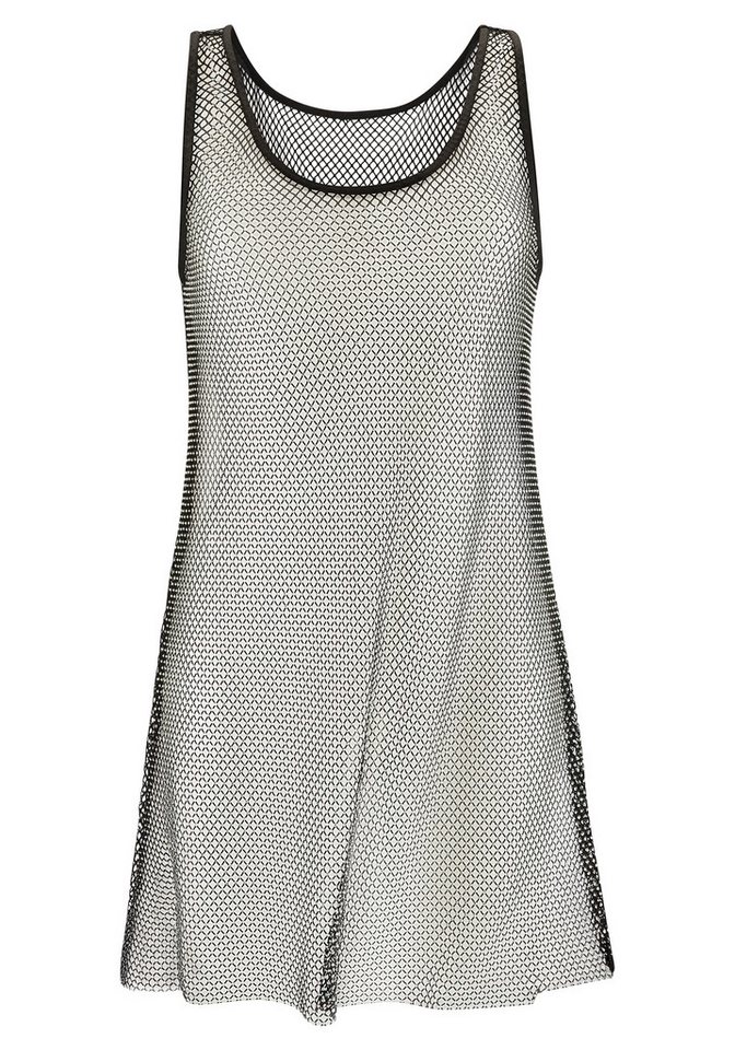 JETTE Negligé, Netzkleid mit bunt glitzerndem Straß – auch ideal als Party Outfit sexy Unterwäsche, sexy Dessous, Reizwäsche Damen – Bild 2 von 5