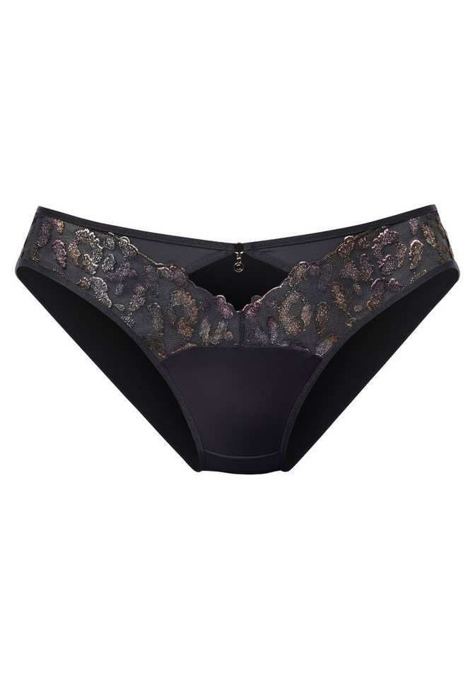JETTE Slip als Dessous-Set kombinierbar, aus Stickereispitze mit Glitzer-Effekte sexy Unterwäsche, sexy Dessous, Reizwäsche Damen – Bild 2 von 4