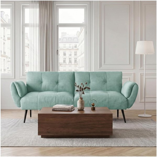 Jiexi 3-Sitzer Sofa Mit Schlaffunktion, Klappsofa Sofa 3 Sitzer, Geeignet Wohnzimmer