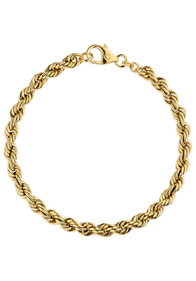JOBO Armband Kordelarmband, 585 Gold 3,2 mm 19 cm – Bild 2 von 3