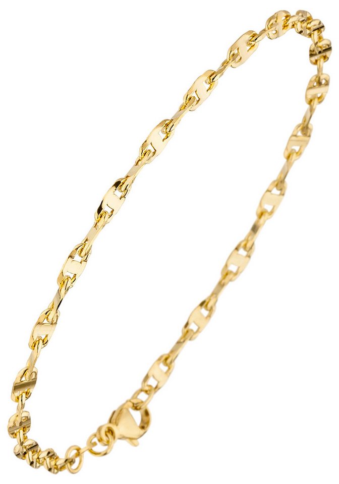 JOBO Goldarmband, 585 Gold 19 cm – Bild 2 von 4