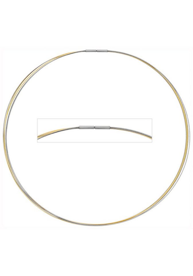 JOBO Halsreif, 5-reihig Bicolor-Optik 45 cm – Bild 2 von 3