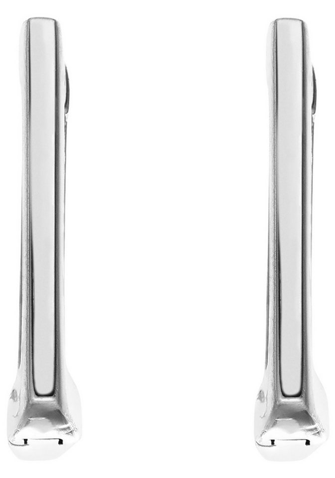 JOBO Paar Creolen Quadrat, Edelstahl 18 mm – Bild 2 von 3