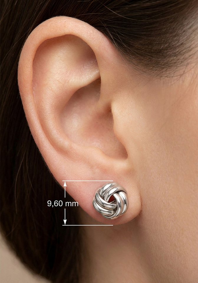 JOBO Paar Ohrstecker, Knoten 925 Silber – Bild 2 von 4