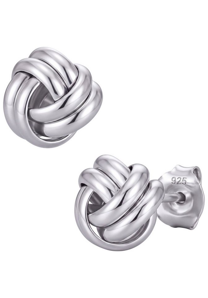 JOBO Paar Ohrstecker, Knoten 925 Silber – Bild 4 von 4
