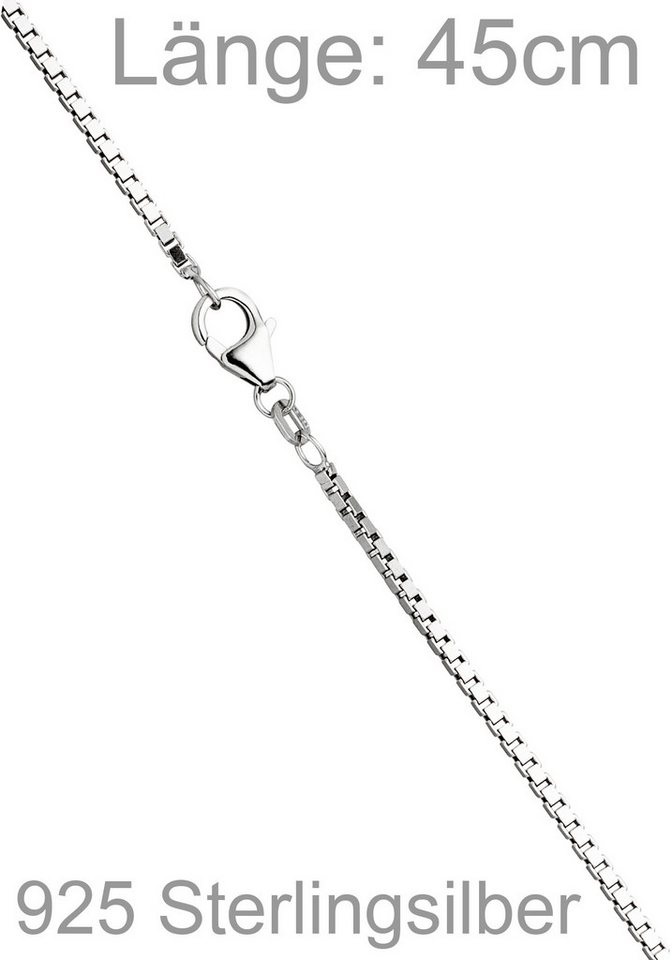 JOBO Silberkette Venezianerkette 1,8 mm, 925 Silber – Bild 2 von 2