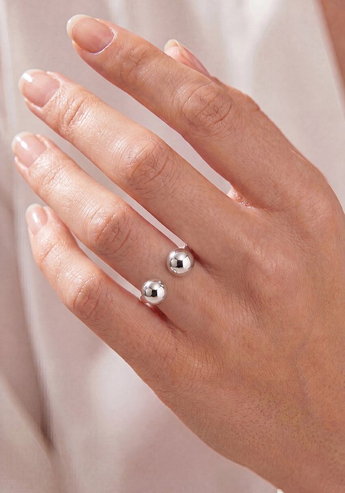 JOBO Silberring Ring Kugeln offen, 925 Silber – Bild 2 von 4