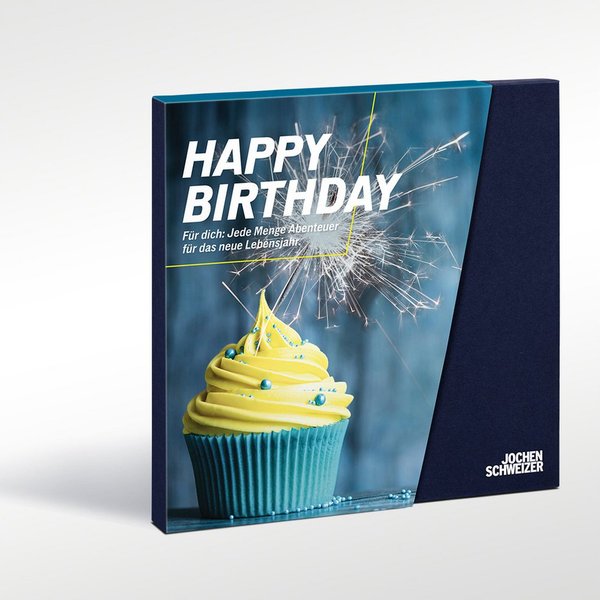 Jochen Schweizer Erlebnisgutschein Geschenkbox Zum Geburtstag, Schön, dass du geboren bist und kein Erlebnis mehr vermisst