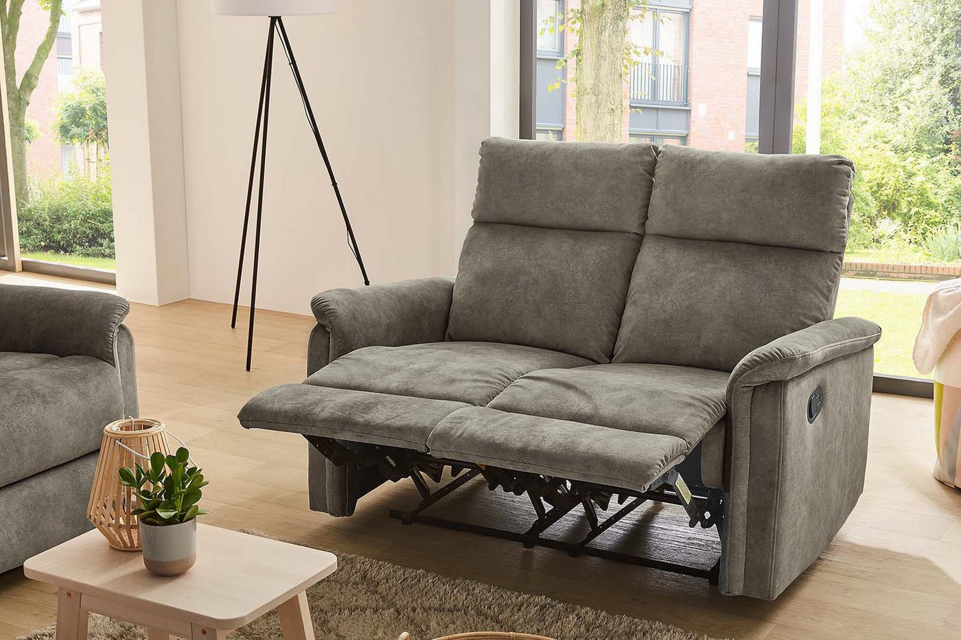 Jockenhöfer Gruppe 2-Sitzer Amrum, B: 130 cm, mit Relax- & Liegefunktion, Taschenfederkern-Polsterung – Bild 4 von 5