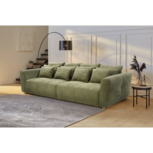 Jockenhöfer Gruppe Big-Sofa Gulliver, B: 298 cm, mit Zierkissen, Federkernpolsterung für angenehmen Sitzkomfort