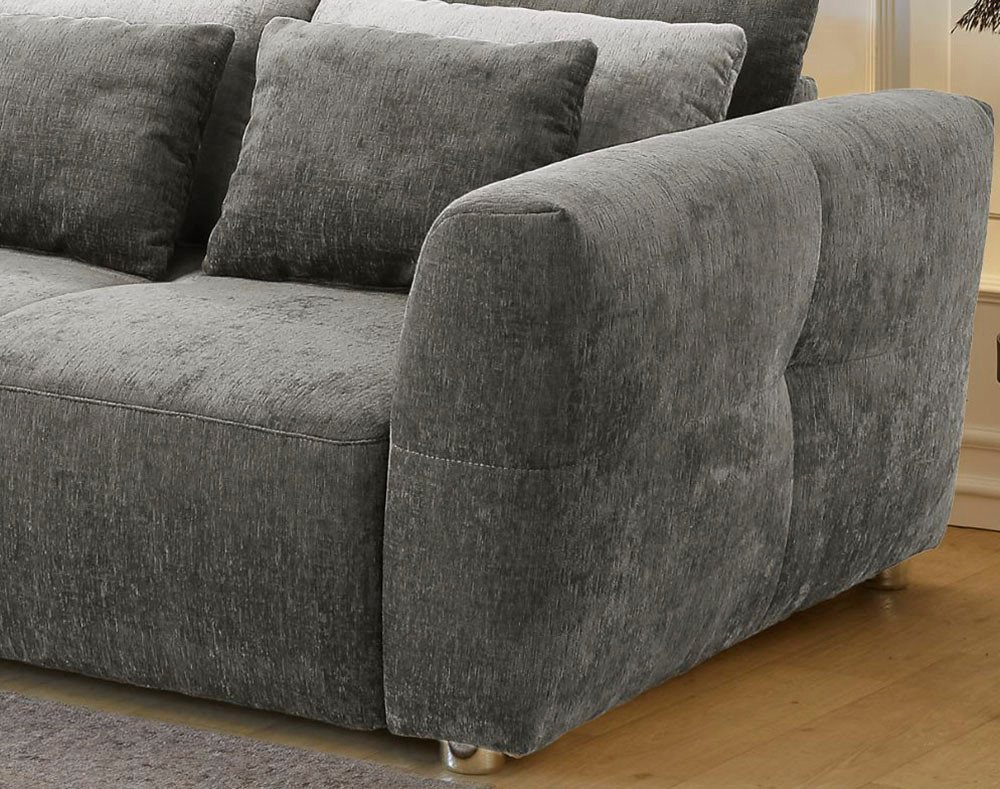 Jockenhöfer Gruppe Big-Sofa Gulliver, B: 298 cm, mit Zierkissen, Federkernpolsterung für angenehmen Sitzkomfort – Bild 4 von 5