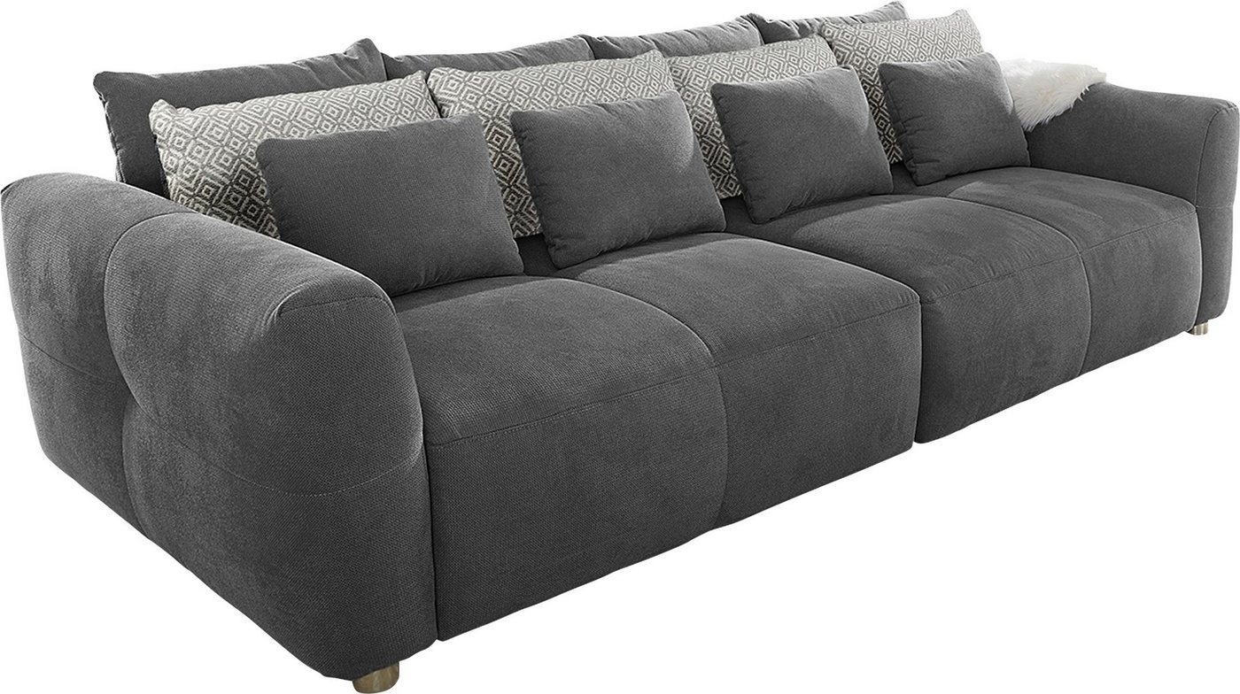 Jockenhöfer Gruppe Big-Sofa Gulliver, B: 298 cm, mit Zierkissen, Federkernpolsterung für angenehmen Sitzkomfort – Bild 2 von 5