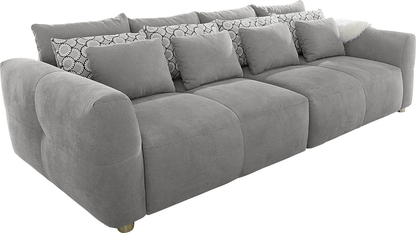 Jockenhöfer Gruppe Big-Sofa Gulliver, B: 298 cm, mit Zierkissen, Federkernpolsterung für angenehmen Sitzkomfort – Bild 2 von 5