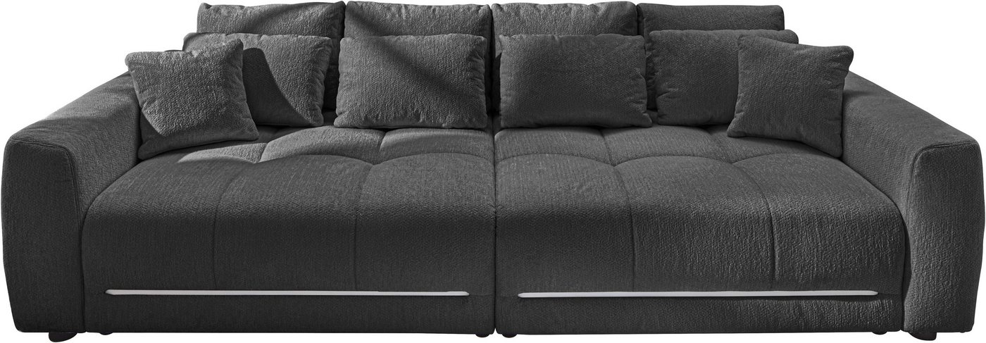 Jockenhöfer Gruppe Big-Sofa Lumina, XXL, B: 294 cm, mit LED-RGB-Beleuchtung, Liegefläche 120x240cm, Mega-Sofa, inklusive Federkernpolsterung und 10 Kissen – Bild 3 von 5