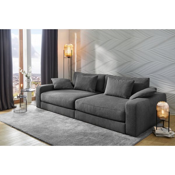 Jockenhöfer Gruppe Big-Sofa Milano XXL, B: 290 cm, Megasofa, Loungesofa, mit Zierkissen, Relaxfläche 120x240 cm, Federkern