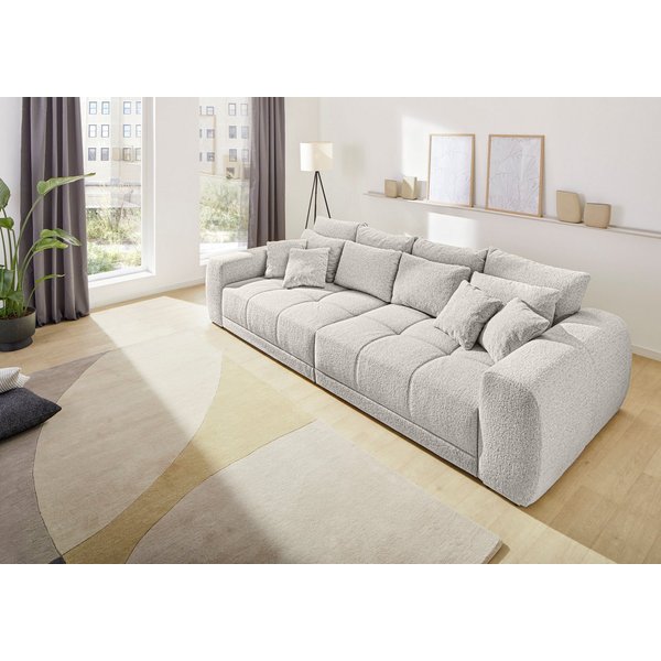 Jockenhöfer Gruppe Big-Sofa Moldau, B. 306 cm, mit Federkernpolsterung, Liegefläche 120x240 cm, Mega-Sofa im XXL-Format, Federkern, 12 Kissen