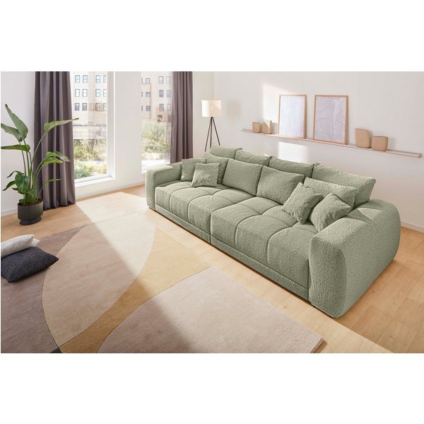 Jockenhöfer Gruppe Big-Sofa Moldau, B. 306 cm, mit Federkernpolsterung, Liegefläche 120x240 cm, Mega-Sofa im XXL-Format, Federkern, 12 Kissen