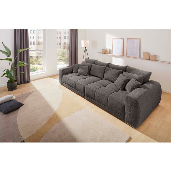 Jockenhöfer Gruppe Big-Sofa Moldau, B. 306 cm, mit Federkernpolsterung, Liegefläche 120x240 cm, Mega-Sofa im XXL-Format, Federkern, 12 Kissen