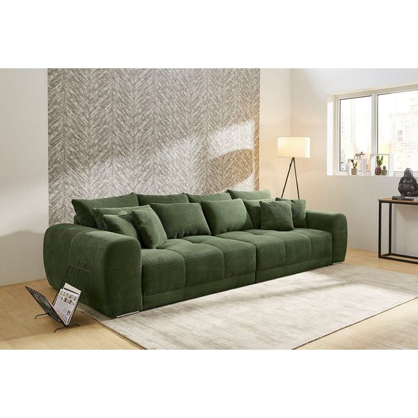Jockenhöfer Gruppe Big-Sofa Moldau, B. 306 cm, mit Federkernpolsterung, Liegefläche 120x240 cm, Mega-Sofa im XXL-Format, Federkern, 12 Kissen