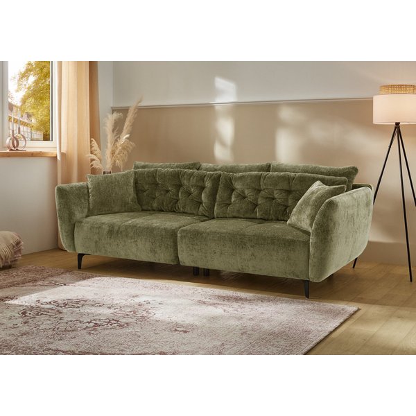 Jockenhöfer Gruppe Big-Sofa Spa, B: 251 cm, im Retrolook mit 7 Kissen