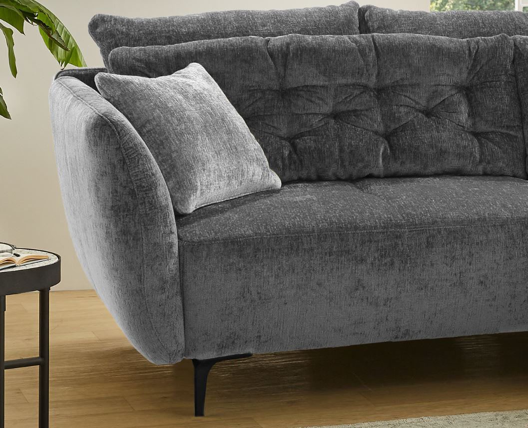 Jockenhöfer Gruppe Big-Sofa Spa, B: 251 cm, im Retrolook mit 7 Kissen – Bild 3 von 5