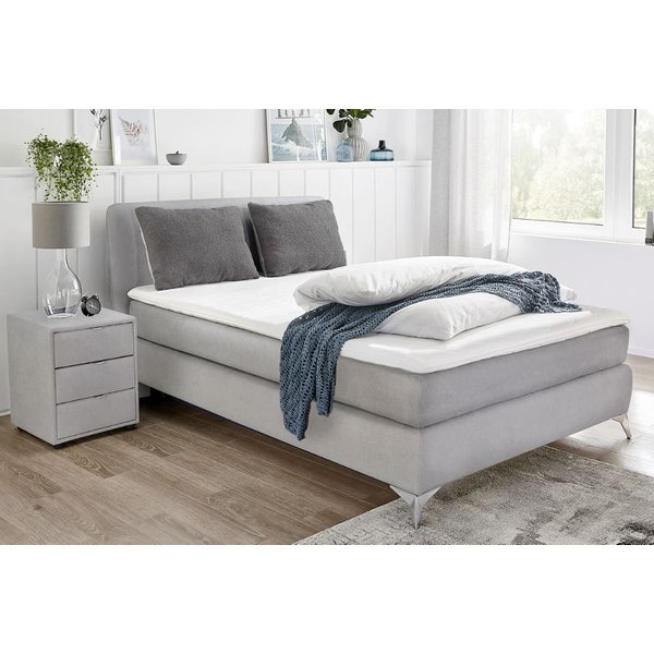 Jockenhöfer Gruppe Boxspringbett "Elfie" inkl. Topper, erhältlich in den Breiten 90,140 & 180cm und diversen Farbvarianten
