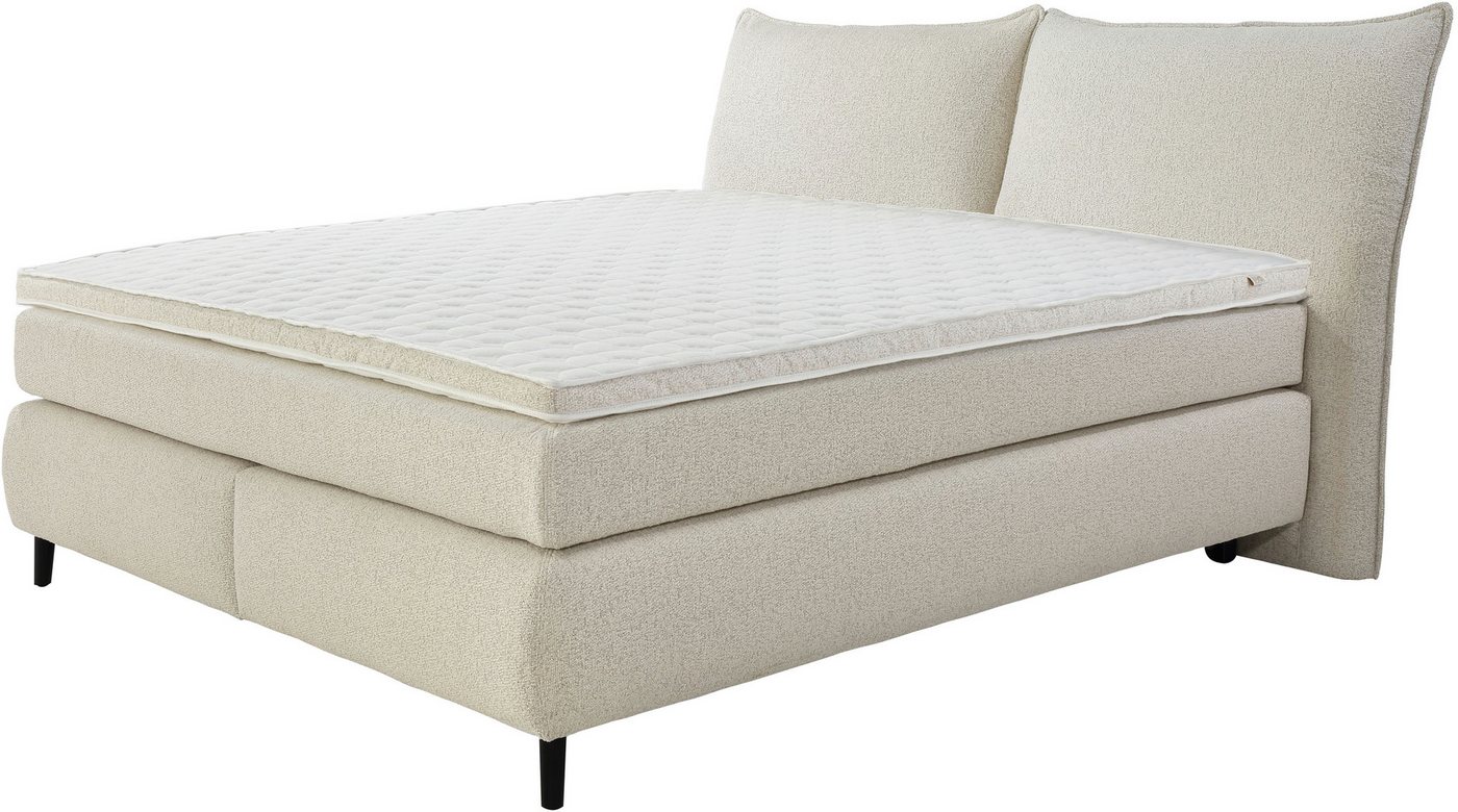 Jockenhöfer Gruppe Boxspringbett HACIENDA inkl. 7-Zonen-TTFK-Matratze H3/H4, mit 6 cm Kaltschaum-Topper, eleganter Bezug, 180 cm x 200 cm – Bild 2 von 5