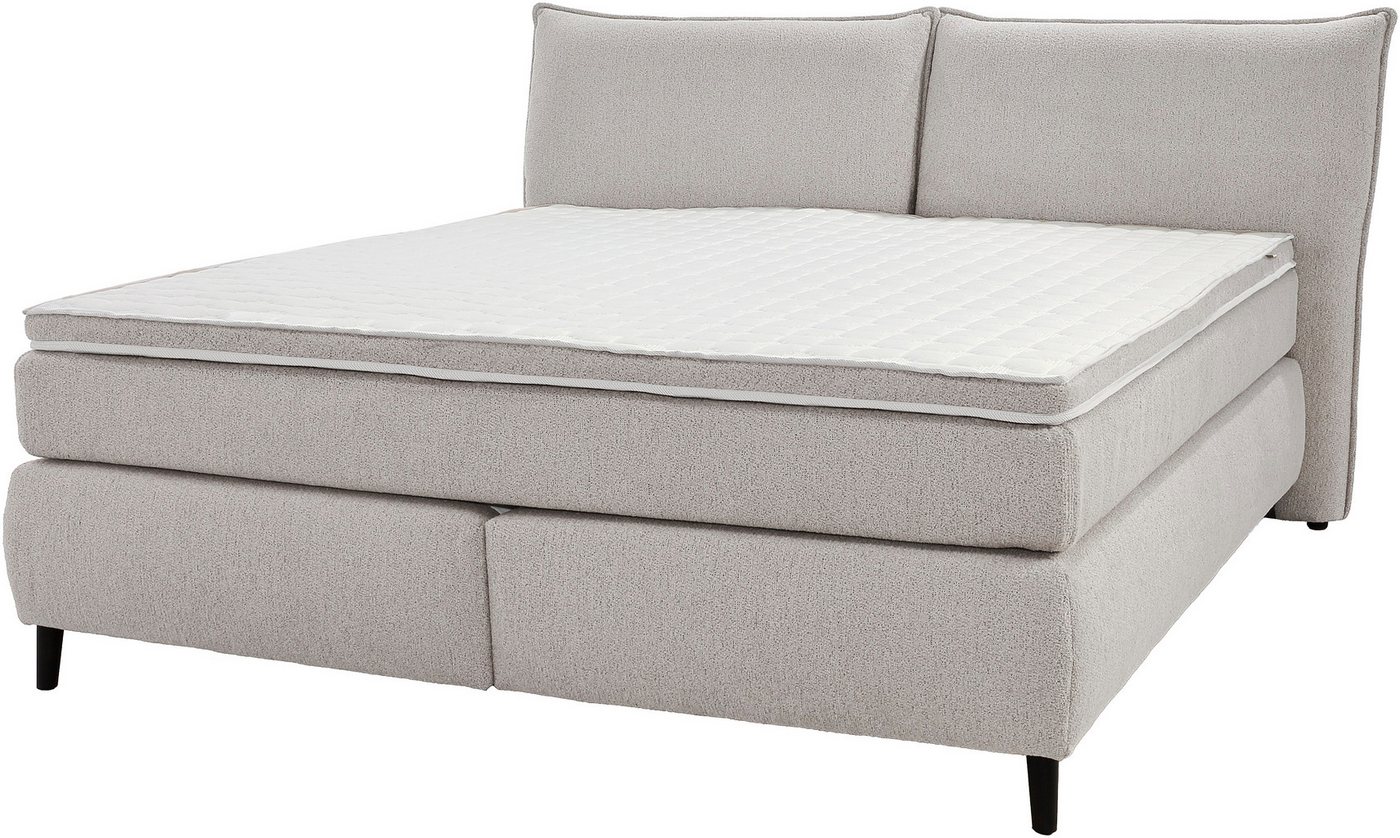 Jockenhöfer Gruppe Boxspringbett HACIENDA inkl. 7-Zonen-TTFK-Matratze H3/H4, mit 6 cm Kaltschaum-Topper, eleganter Bezug, 180 cm x 200 cm – Bild 2 von 5