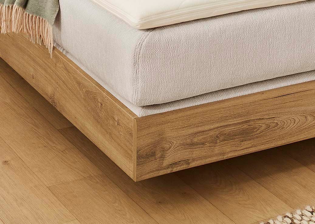 Jockenhöfer Gruppe Boxspringbett HETTY inkl. 7-Zonen-TTFK-Matratze H3/H4, mit Kaltschaum-Topper, schwebende Optik, Liegefläche 180 cm x 200 cm – Bild 3 von 5