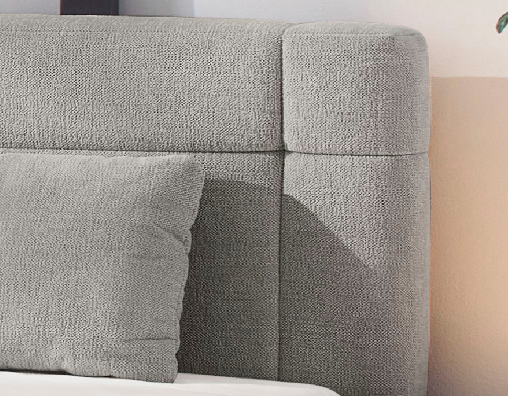 Jockenhöfer Gruppe Boxspringbett ROMANA, inkl. 7-Zonen-TTFK-Matratze H3/H4, Kaltschaumtopper, Chenille- oder Microfaser-Bezug, 160/180 cm x 200 cm – Bild 3 von 5