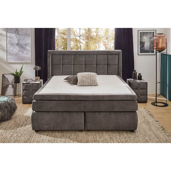 Jockenhöfer Gruppe Boxspringbett Sophia inklusive 9cm Kaltschaumtopper, und 7-Zonen-TTFK-Matratze (H3,H3/H4 oder H4)