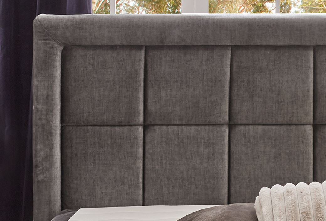 Jockenhöfer Gruppe Boxspringbett SOPHIA inkl. 7-Zonen-TTFK-Matratze H3/H4, 9 cm Kaltschaum-Topper, gerafftes Kopfteil, 180 cm x 200 cm – Bild 3 von 5