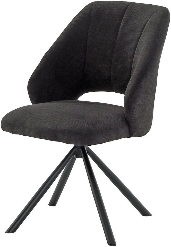 Jockenhöfer Gruppe Drehstuhl Fabrizio (Set, 2 St), 4-Fuss-Stuhl, inklusive Drehfunktion (360), bis 150kg belastbar – Bild 2 von 5